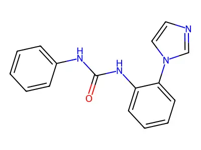 N-[2-(1H-imidazol-1-yl)phenyl]-N'-phenylurea structure