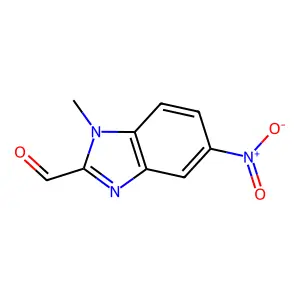 1-Methyl-5-nitrobenzimidazole-2-carbaldehyde structure