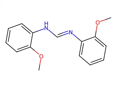 Methanimidamide, N,N'-bis(2-methoxyphenyl)- structure