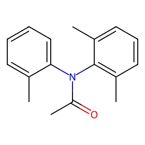 N-(2,6-Dimethylphenyl)-N-(2-methylphenyl)acetamide structure