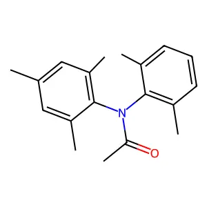 N-(2,6-dimethylphenyl)-N-(2,4,6-trimethylphenyl)acetamide structure