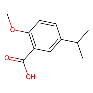 5-Isopropyl-2-methoxybenzoic acid structure
