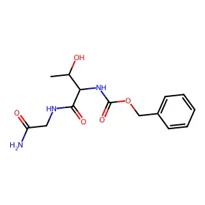 N-[(Benzyloxy)carbonyl]threonylglycinamide structure