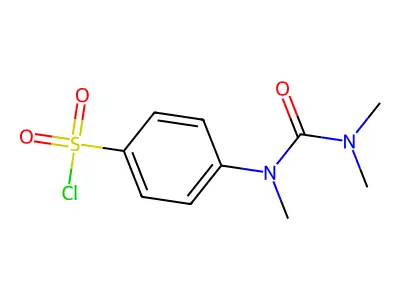 4-(Trimethyl-ureido)-benzenesulfonyl chloride structure