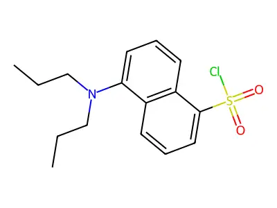 5-(Dipropylamino)-1-naphthalenesulfonyl chloride structure