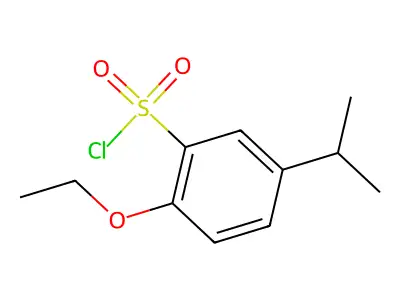 2-Ethoxy-5-isopropyl-benzenesulfonyl chloride structure