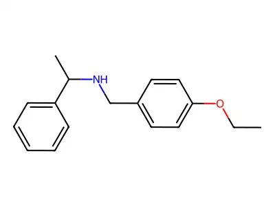 (4-Ethoxy-benzyl)-(1-phenyl-ethyl)-amine structure