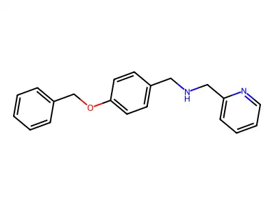 (4-Benzyloxybenzyl)pyridin-2-ylmethylamine structure