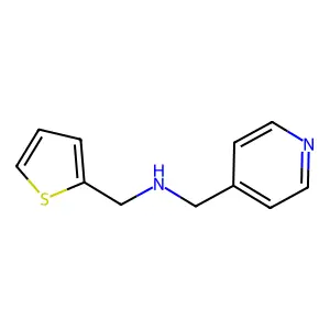 N-(2-Thienylmethyl)-4-pyridinemethanamine structure