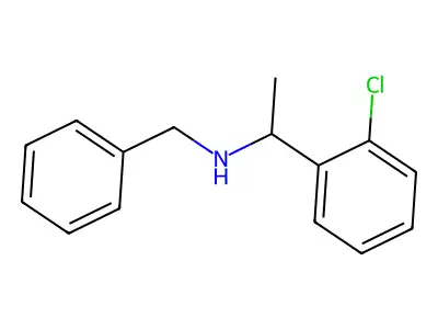 N-benzyl-1-(2-chlorophenyl)ethanamine structure