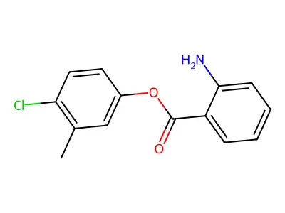4-Chloro-3-methylphenyl 2-aminobenzoate structure