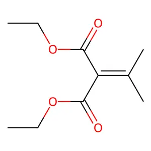 Diethyl isopropylidenemalonate structure