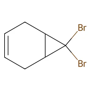 7,7-Dibromobicyclo[4.1.0]hept-3-ene structure