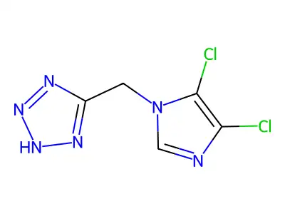 5-[(4,5-Dichloro-1H-imidazol-1-YL)methyl]-2H-1,2,3,4-tetrazole structure