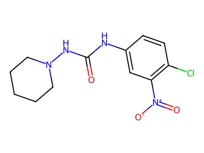 1-(4-Chloro-3-nitrophenyl)-3-piperidin-1-ylurea structure