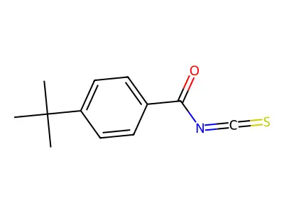 4-Tert-butylbenzoyl isothiocyanate structure