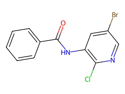 N-(5-Bromo-2-chloro-3-pyridinyl)benzamide structure
