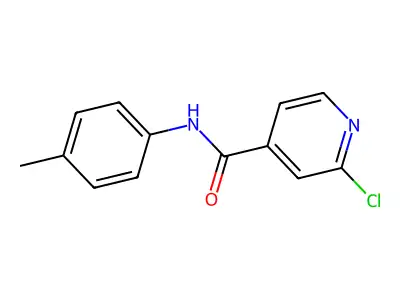2-chloro-N-(4-methylphenyl)pyridine-4-carboxamide structure