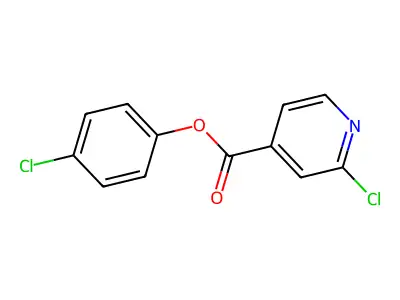 4-Chlorophenyl 2-chloroisonicotinate structure