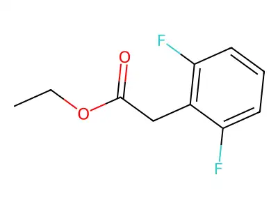 Ethyl 2-(2,6-difluorophenyl)acetate structure