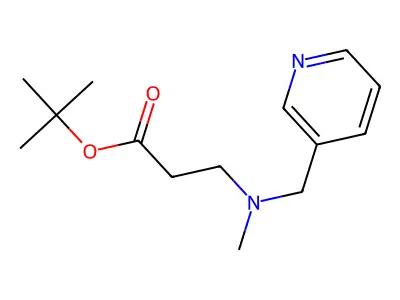 Tert-butyl 3-[methyl(pyridin-3-ylmethyl)amino]propanoate structure