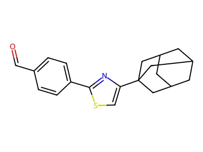 4-[4-(1-Adamantyl)-1,3-thiazol-2-yl]benzaldehyde structure