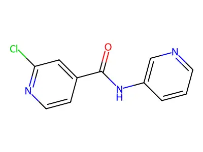 2-chloro-N-pyridin-3-ylisonicotinamide structure