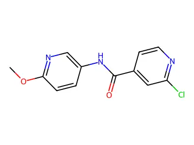 2-Chloro-N-(6-Methoxypyridin-3-Yl)Isonicotinamide structure