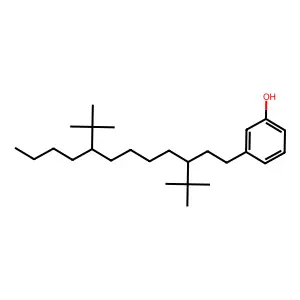 Phenol, bis(1,1-dimethylethyl)dodecyl- structure