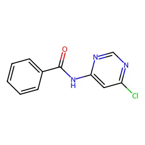 N-(6-chloro-4-pyrimidinyl)benzamide structure