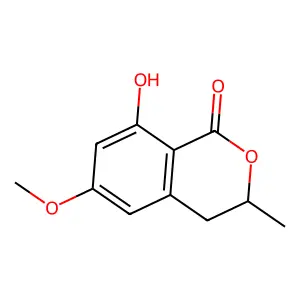 6-甲氧基蜂蜜曲菌素 structure
