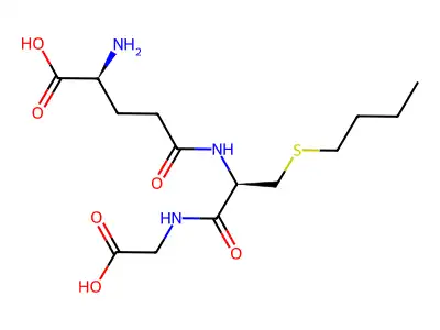 S-Butylglutathione structure