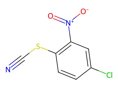 硫氰酸4-氯-2-硝基苯酯 structure