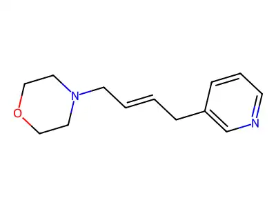 4-(4-Pyridin-3-ylbut-2-enyl)morpholine structure