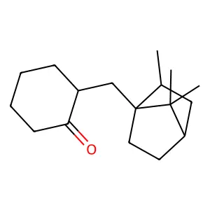 Cyclohexanone, 2-methyl(1,7,7-trimethylbicyclo[2.2.1]heptyl)- structure