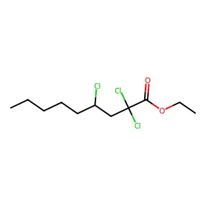 2,2,4-三氯壬酸乙酯 structure