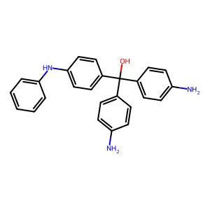 Benzenemethanol, 4-amino-alpha-(4-aminophenyl)-alpha-[4-(phenylamino)phenyl]- structure