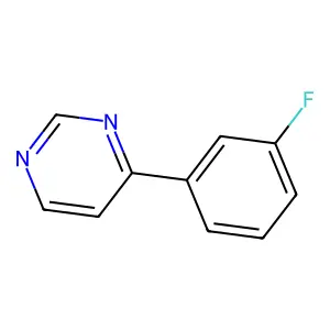 4-(3-Fluorophenyl)pyrimidine structure