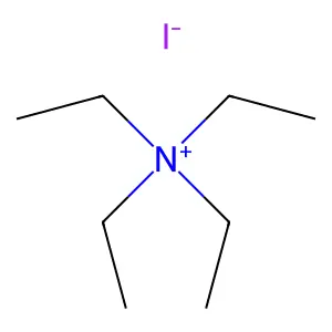 四乙基碘化铵 structure