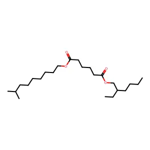 Hexanedioic acid, 1-(2-ethylhexyl) 6-isodecyl ester structure