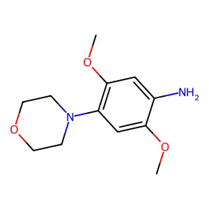 2,5-二甲氧基-4-(4-吗啉基)苯胺 structure