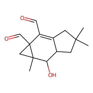(-)-Merulidial structure