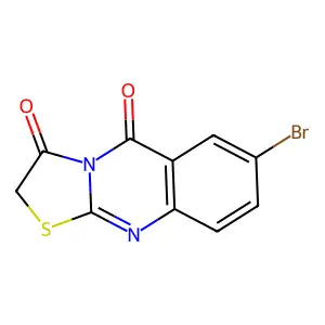 7-Bromo-[1,3]thiazolo[2,3-b]quinazoline-3,5-dione structure