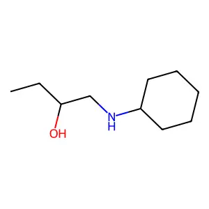 1-(Cyclohexylamino)butan-2-ol structure