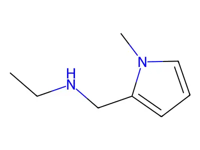 N-((1-Methyl-1H-pyrrol-2-yl)methyl)ethanamine structure