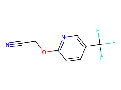 2-[[5-(Trifluoromethyl)-2-pyridyl]oxy]acetonitrile structure