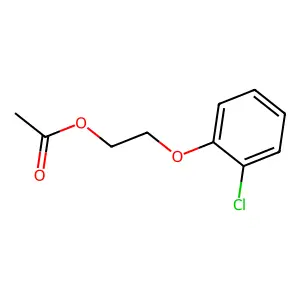 2-(2-Chlorophenoxy)ethyl acetate structure