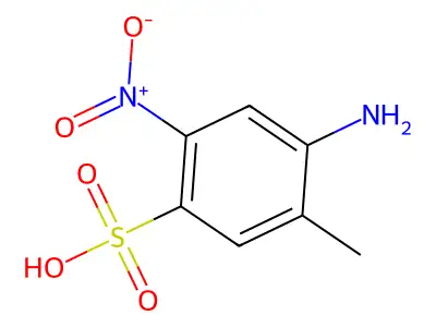 2-Amino-4-nitrotoluene-5-sulfonic acid structure