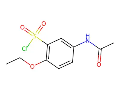 5-Acetamido-2-ethoxybenzene-1-sulfonyl chloride structure