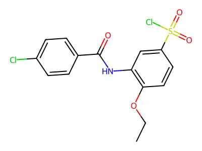 3-(4-Chlorobenzoylamino)-4-ethoxybenzenesulfonylchloride structure